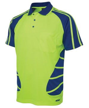 JB's Hi Vis S/S Spider Polo