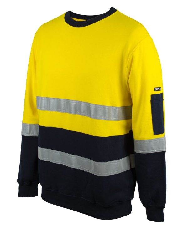 JB's Hi Vis (D&N) 310 Cotton Crew Neck Sweater