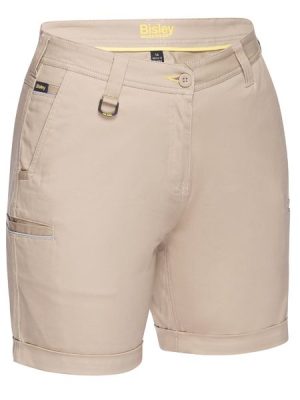 Women's stretch cotton short _ BSHL1015 - Bisley Workwear