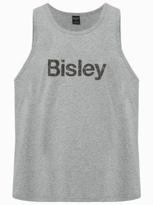 Men's cotton Bisley logo singlet - BKS063 - Bisley Workwear