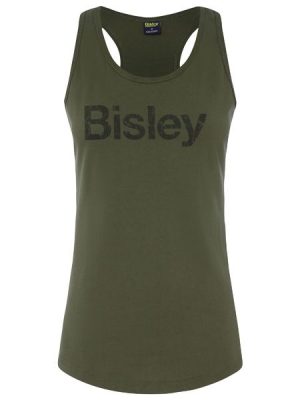 Women's cotton Bisley logo singlet - BKSL063 - Bisley Workwear