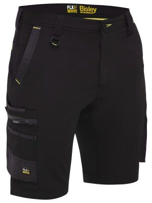 Flx & Move™ 4-Way Stretch Zip Cargo Short - BSHC1332 - Bisley Workwear