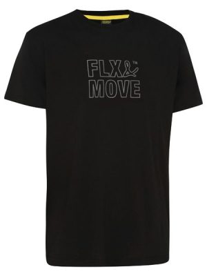 Flx & Move™ cotton outline print tee - BKT085 - Bisley Workwear