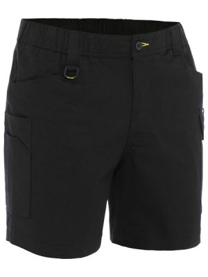 Stretch cotton elastic waist cargo short - BSHC1018 - Bisley Workwear