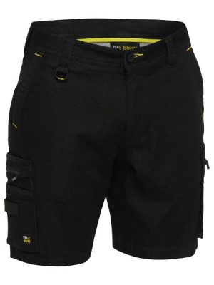 Flx & Move™ stretch denim zip cargo shorts - BSHC1335 - Bisley Workwear
