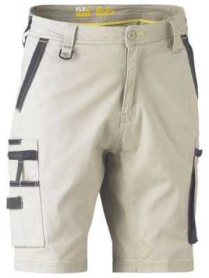 Flx & Move™ Stretch Utility Zip Cargo Short - BSHC1330 - Bisley Workwear