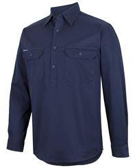 JB's Close Front L/S 150g Work Shirt