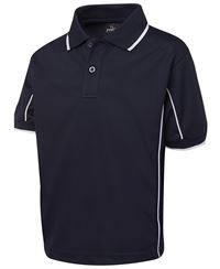 Podium Kids S/S Piping Polo