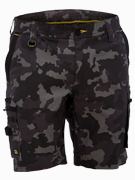 Flx & Move™ stretch canvas camo cargo short - BSHC1337 - Bisley Workwear