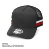 AH456 - A-Frame Striped Trucker Cap - Image 3