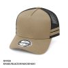 AH456 - A-Frame Striped Trucker Cap - Image 8
