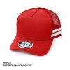 AH456 - A-Frame Striped Trucker Cap - Image 14