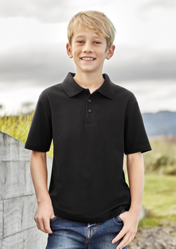 Kids Crew Short Sleeve Polo - P400KS