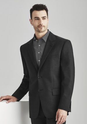 Mens Comfort Wool Stretch 2 Button Classic Jacket - 84011