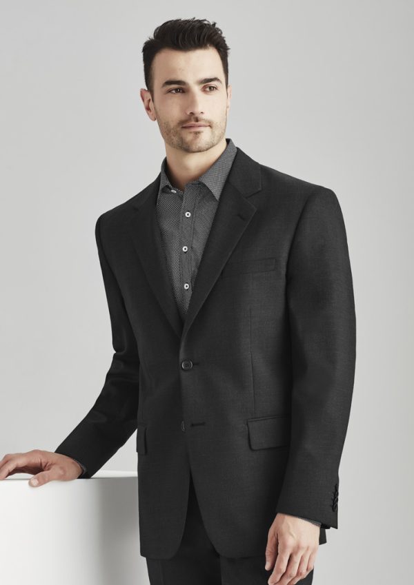 Mens Comfort Wool Stretch 2 Button Classic Jacket - 84011