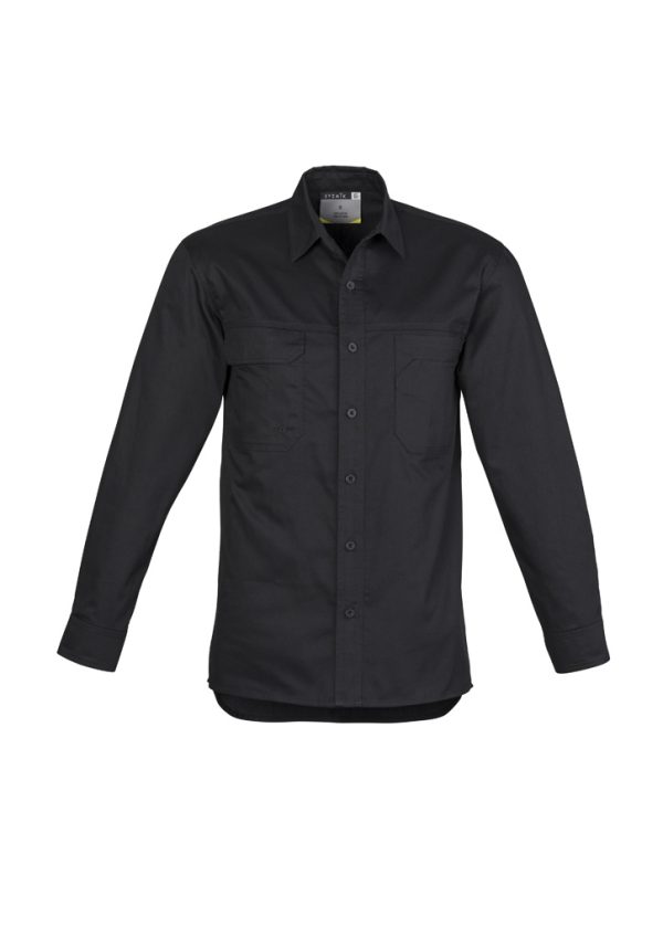 Mens Lightweight Tradie Long Sleeve Shirt - ZW121 - Image 3