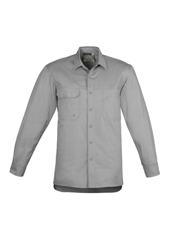 Mens Lightweight Tradie Long Sleeve Shirt - ZW121 - Image 4