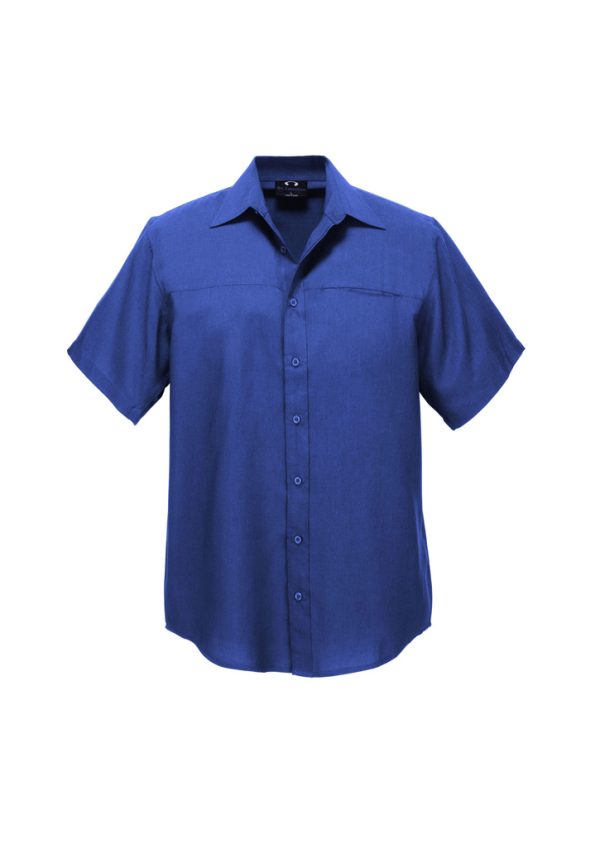 Mens Oasis Short Sleeve Shirt - SH3603 - Image 5