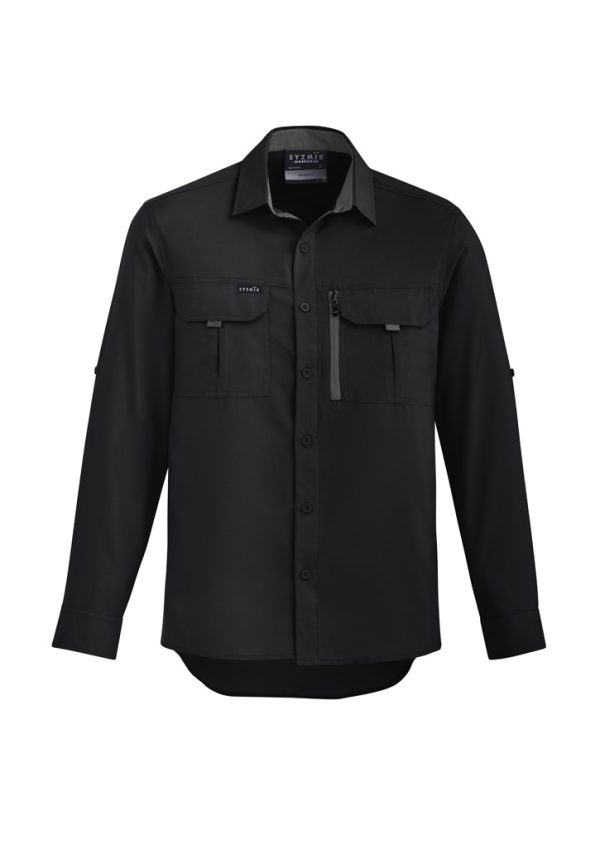 Mens Outdoor Long Sleeve Shirt - ZW460 - Image 2