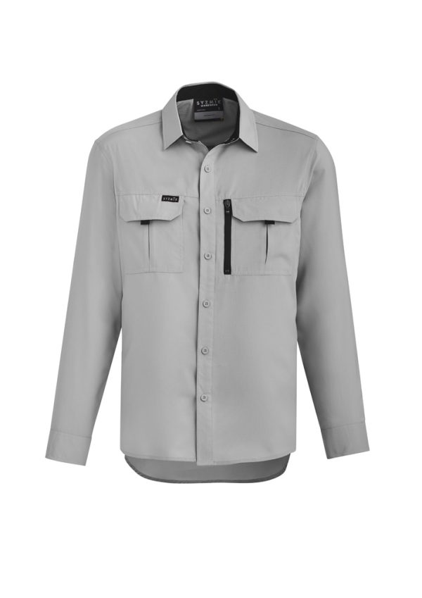 Mens Outdoor Long Sleeve Shirt - ZW460 - Image 3