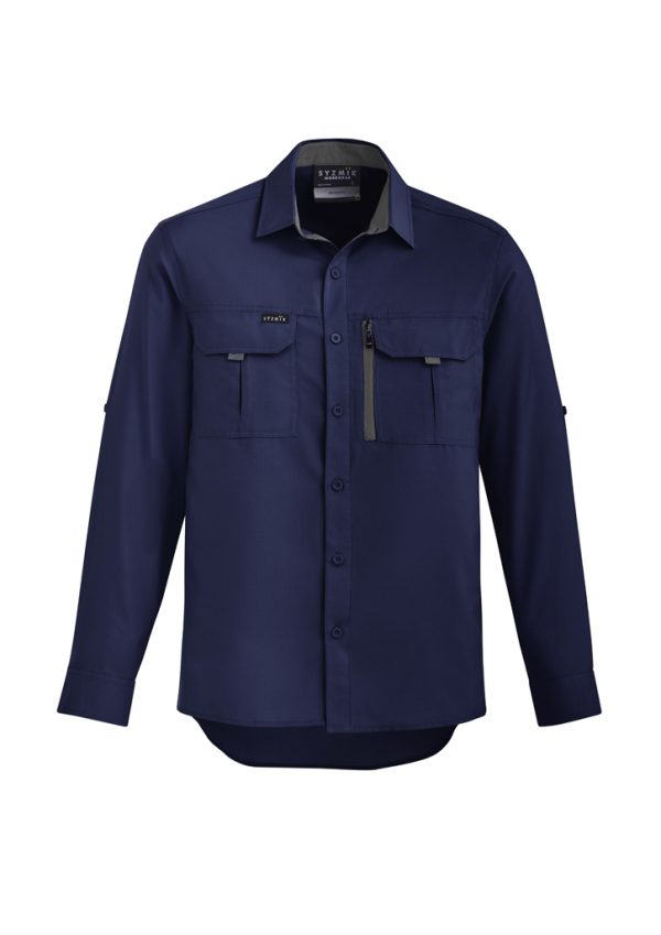 Mens Outdoor Long Sleeve Shirt - ZW460 - Image 4