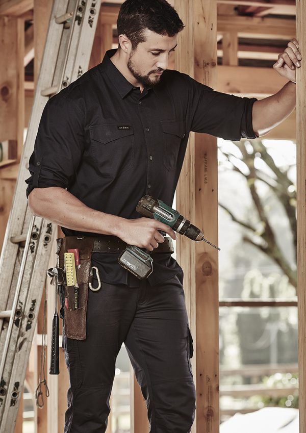 Mens Rugged Cooling Long Sleeve Shirt - ZW400