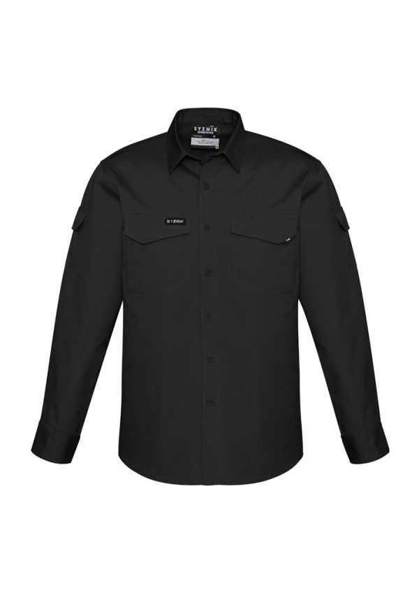Mens Rugged Cooling Long Sleeve Shirt - ZW400 - Image 2