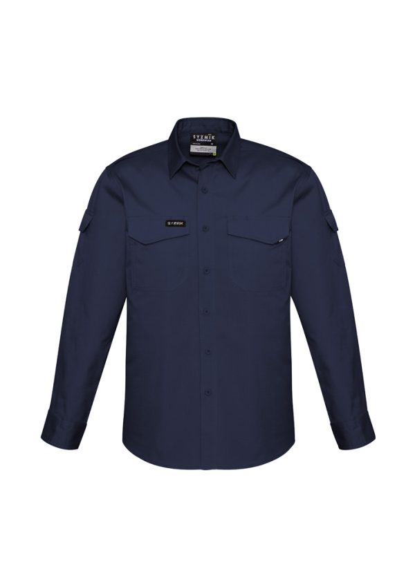 Mens Rugged Cooling Long Sleeve Shirt - ZW400 - Image 3