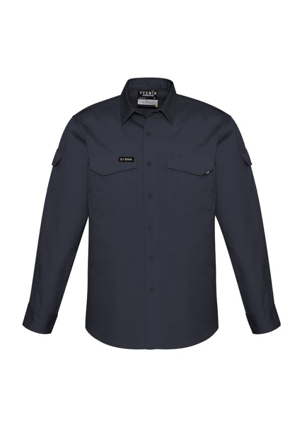 Mens Rugged Cooling Long Sleeve Shirt - ZW400 - Image 4