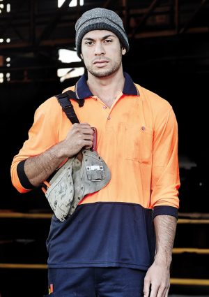 Unisex Hi Vis Basic Long Sleeve Polo - ZH232