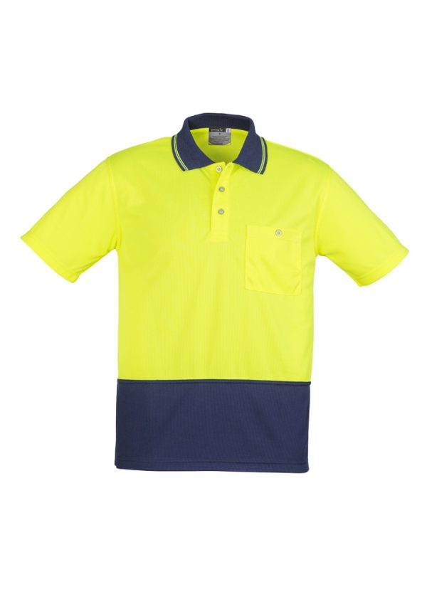Unisex Hi Vis Basic Short Sleeve Polo - ZH231 - Image 2