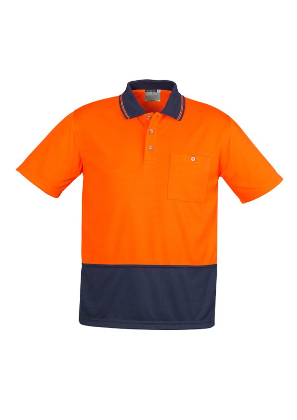 Unisex Hi Vis Basic Short Sleeve Polo - ZH231 - Image 3
