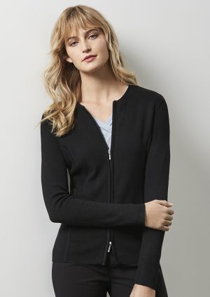 Womens 2-Way Zip Cardigan - LC3505