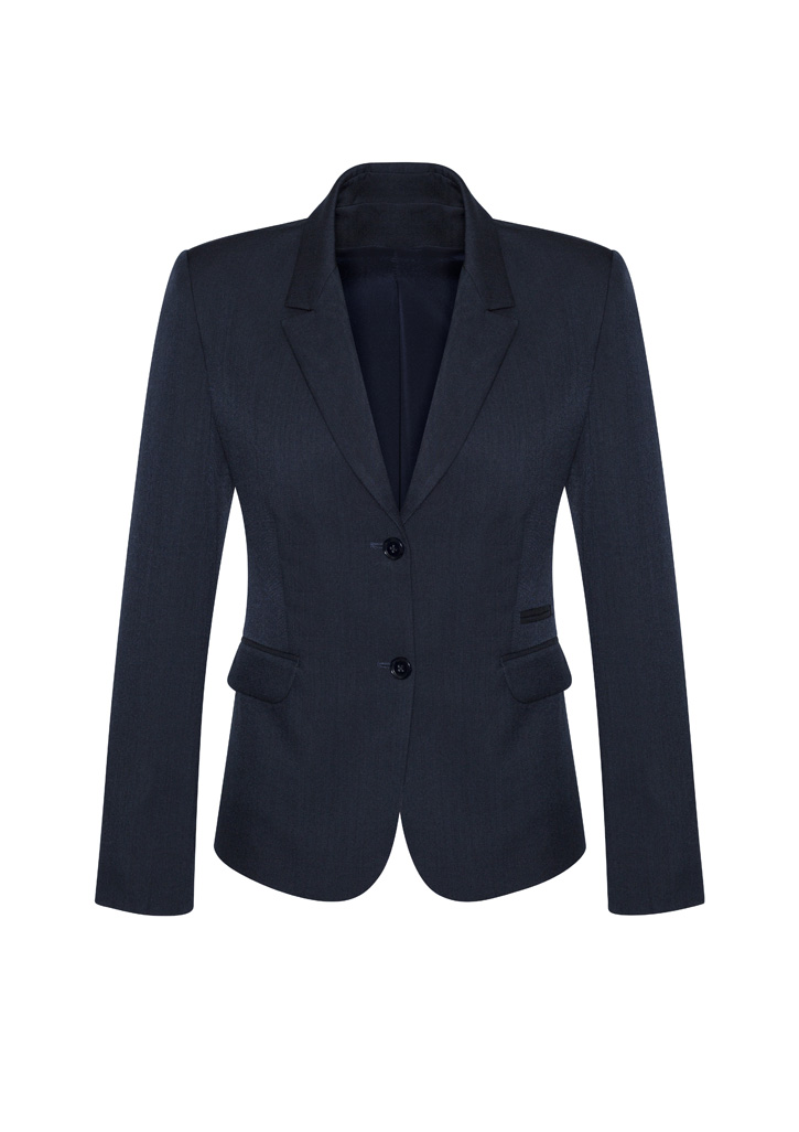 Womens Comfort Wool Stretch 2 Button Mid Length Jacket - 64019 - Image 3