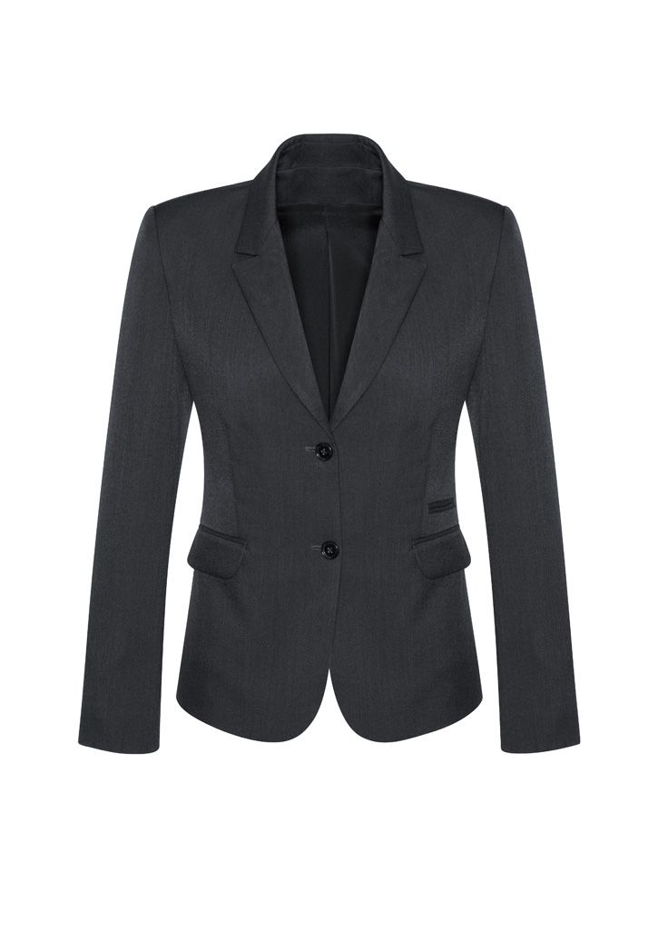 Womens Comfort Wool Stretch 2 Button Mid Length Jacket - 64019 - Image 4