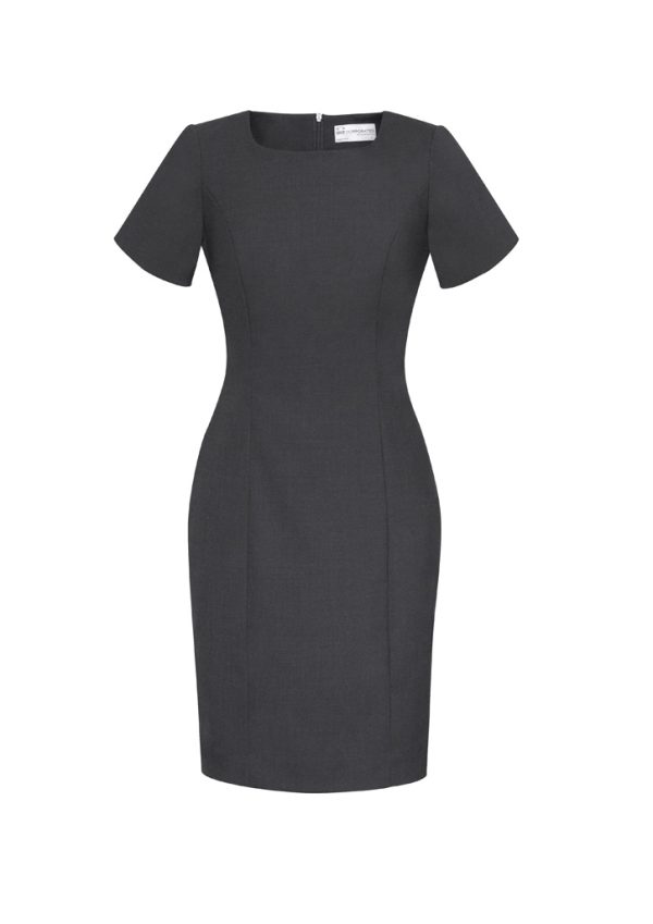 Womens Comfort Wool Stretch Short Sleeve Shift Dress - 34012 - Image 4
