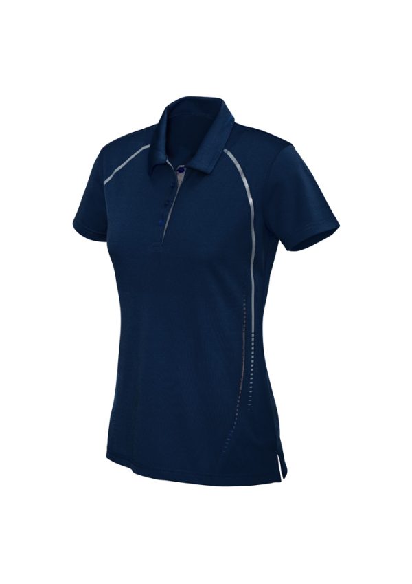 Womens Cyber Short Sleeve Polo - P604LS - Image 2