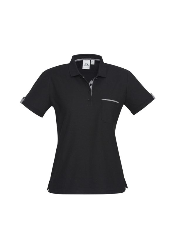 Womens Edge Short Sleeve Polo - P305LS - Image 2