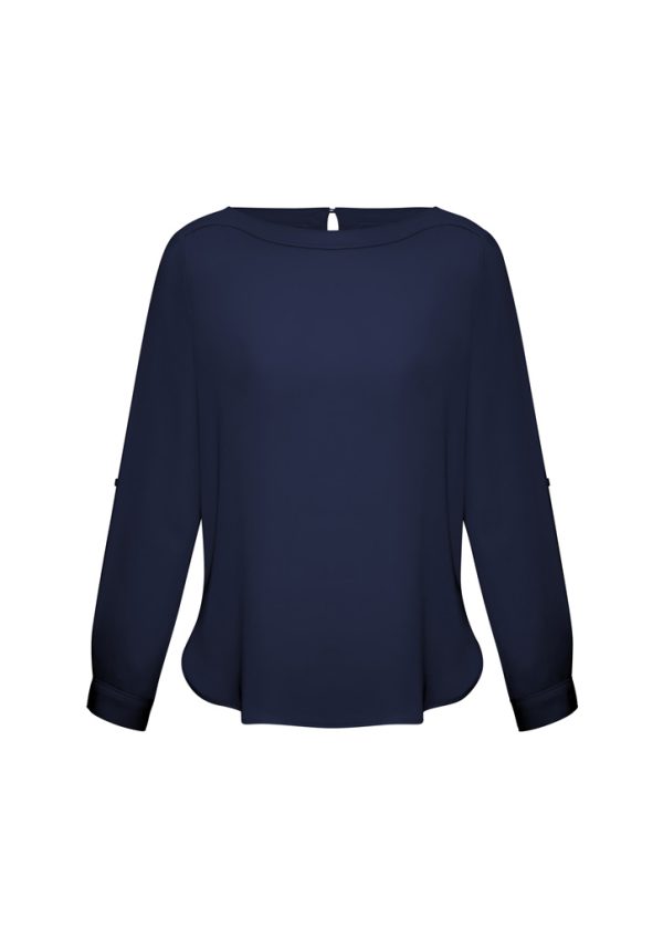 Womens Madison Boatneck Top - S828LL - Image 4