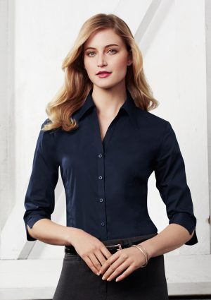 Womens Metro 3/4 Sleeve Shirt - LB7300