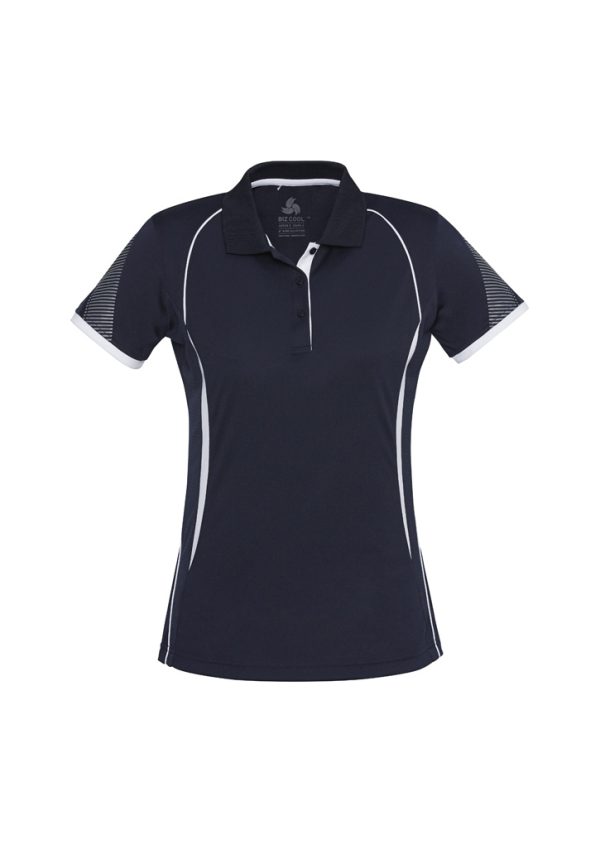 Womens Razor Short Sleeve Polo - P405LS - Image 2